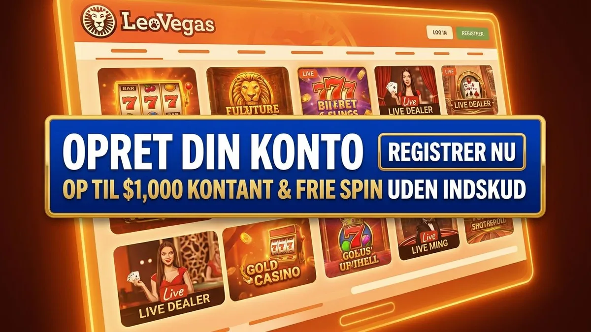 Registrering med bonus
